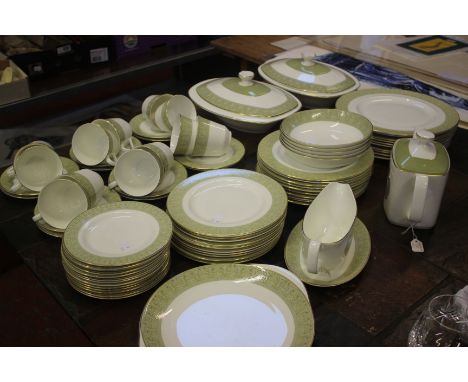 A Royal Doulton ' Sonnet ' part dinner and tea service, approximately 70 pieces, to include tureens, teapot, cups, saucers, a