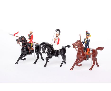 W Britains Special Collectors Edition and Centenary Edition 11th Hussars, 8820, 16th Lancers, 8819, 45th Rattray Sikhs, 8837,