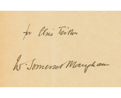 Maugham (William Somerset) Don Fernando, first edition, signed presentation inscription from the author to Elsie Tritton to e