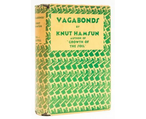 Hamsun (Knut) Vagabonds, first English edition, signed and inscribed by author, faint browning to spine extremities and lower