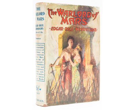 Burroughs (Edgar Rice) The Warlord of Mars, first edition, half-title partially browned, marginal spotting, endpapers renewed