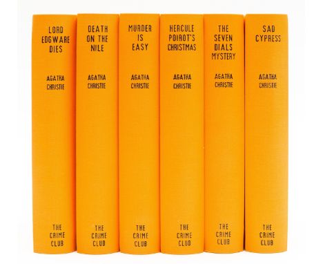 Christie (Agatha) Death on the Nile, 1937; The Seven Dials Mystery, 1929; Hercule Poirot's Christmas, 1939, first editions, o