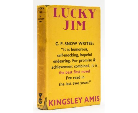 NO RESERVE Amis (Kingsley) Lucky Jim, first edition, very occasional light foxing, mainly opening pages, original cloth, spin