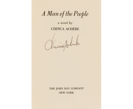 Achebe (Chinua) A Man of the People, first American edition, signed by the author on title, original cloth, slight bumping to