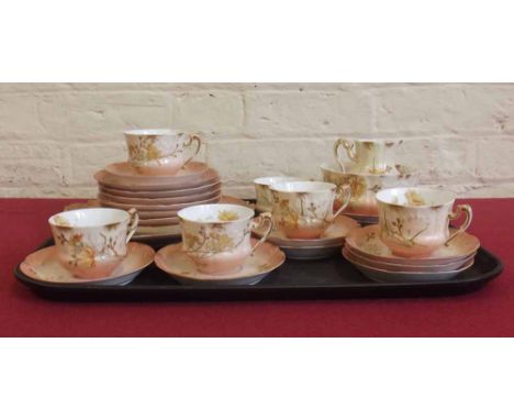 D and G limoges tea service. Condition report: see terms and conditions.