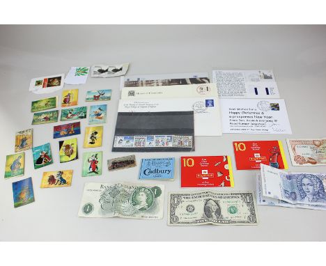 A collection of Walt Disney lenticular miniature postcards of Shere Khan, Donald Duck, Queen of Hearts and various others, a 