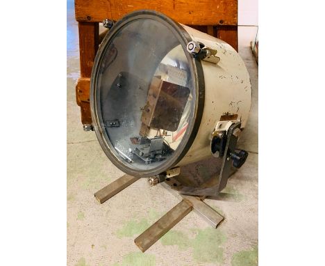 Vintage Francis drum light from originally outside Oxford Castle