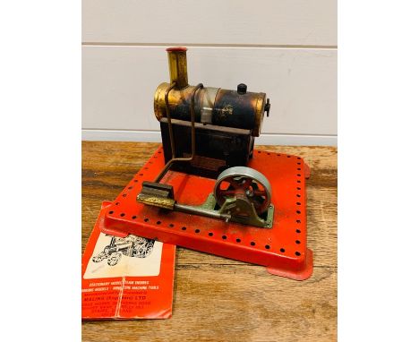 A Mamod stationery engine.