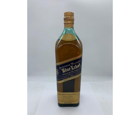 A Johnie Walker Blue Label bottle no:Z297155 JW