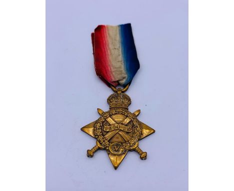 A 1914/15 Star 2732 Pte S Everett R Fuss.