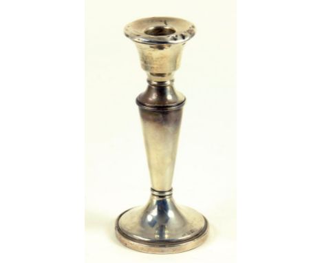 A SILVER CANDLESTICK, CIRCA 1910, LOADED