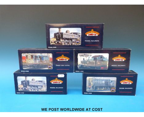 Five Bachmann 00 gauge British Rail tank locomotives 08 Diesel Shunter 13029 32-110, 08 Diesel Shunter D4192 32-101B, 5700 Pa