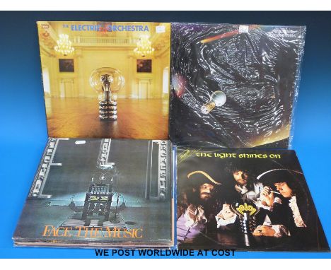Ten LPs by The Electric light Orchestra including: “The Electric Light Orchestra”; “ELO 2”; “The Light Shines On” (all on Har