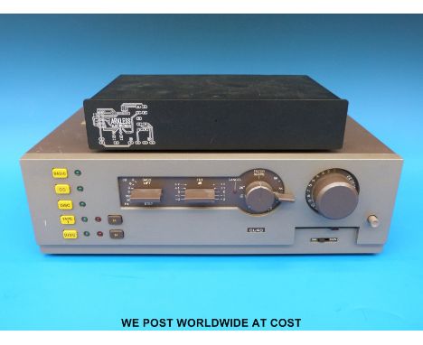 Quad 44 Control Unit (Acoustical Manufacturing Co. Ltd) together with Cambridge Audio MM/MC Phono Pre-Amplifier.