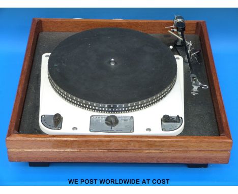 Garrard turntable with customised high grade stylus, model 301, schedule no: 51400/1
with transcription motor enclosed in a m