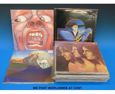 Twenty one Prog-Rock LPs which includes 6xLPs by ELP including “Tarkus”, “Trilogy” and “Pictures At An Exhibition; 6xLPs by Y