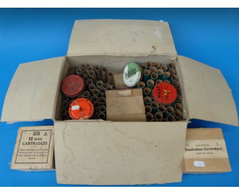 A collection of shotgun cartridges and a box of air rifle pellets PLEASE NOTE THAT A VALID RELEVANT FIREARMS/SHOTGUN CERTIFIC