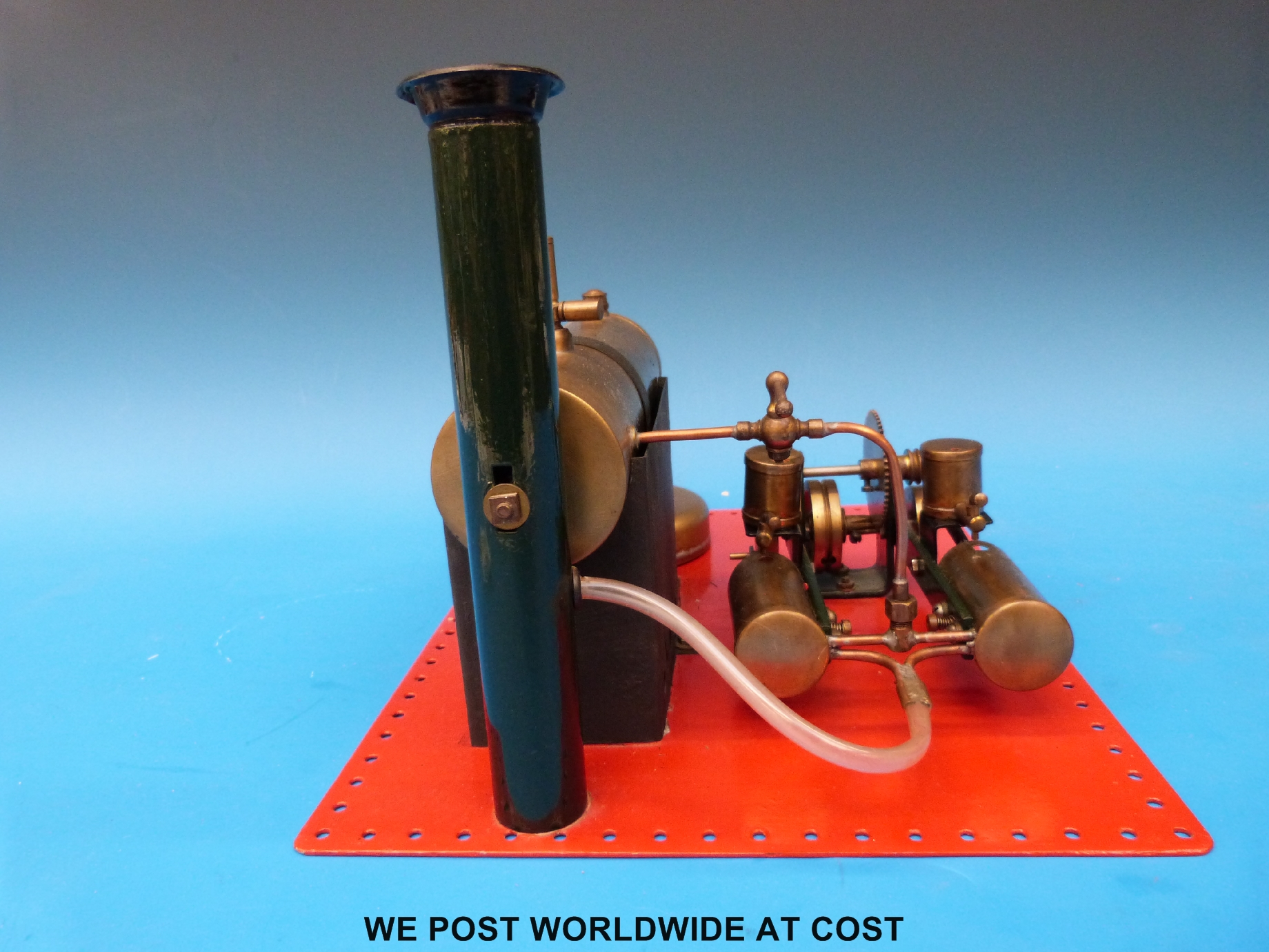 A Bowman models M122 live steam stationary steam engine, with twin
