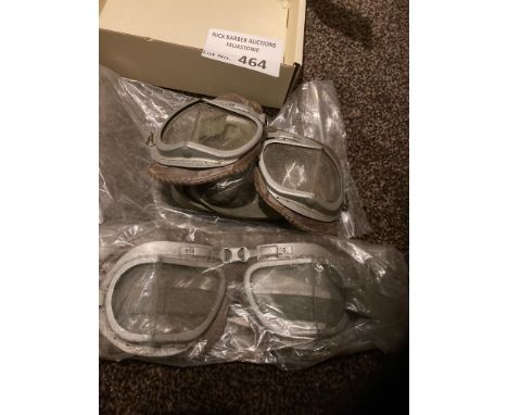 Motor Racing : Rare sets of Motor Racing goggles with provenance from Lotus of Graham Hill &amp; Colin Chapman from the 1963 