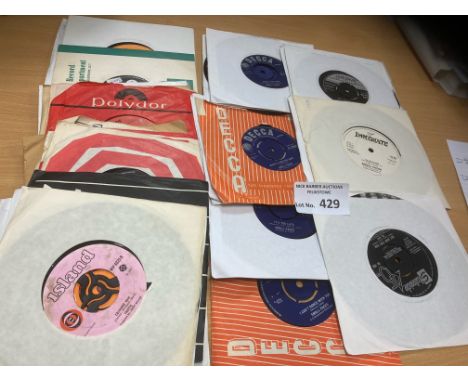 Records : Original Small Faces 45s (10) &amp; Decca/Immediate labels &amp; Yardbirds, Rolling Stones, Traffic etc (34)