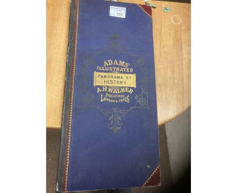 Collectables : Adams illustrated Panorama od History by A. H. Walker London/Paris super large scale item re 1900 in excellent
