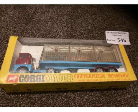 Diecast : Corgi Major - Chipperfields Menagerie - original boxed item in fine cond No.1139