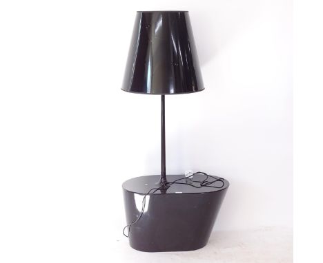 A Metalarte American floor lamp, by Jaime Hayon, with black lacquered polyurethane base, H145cm 