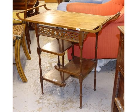 An Edwardian mahogany kneehole writing desk, with inset leather skiver and fitted drawers, W107cm, H105cm, D51cm 