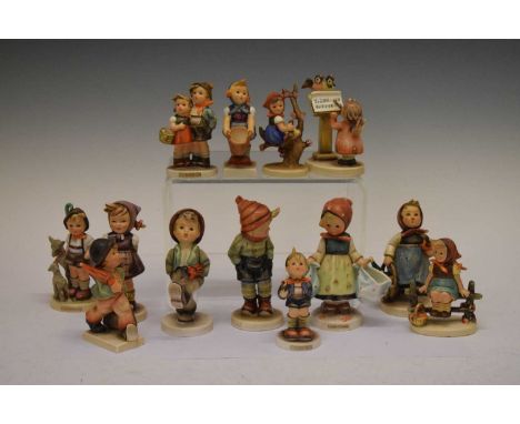 Quantity of Goebel Hummel figures, 14cm high and smaller