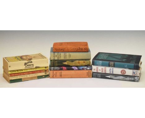 Quantity of Agatha Christie books to include early editions of Partners in Crime, the Hercule Poirot novels Appointment with 