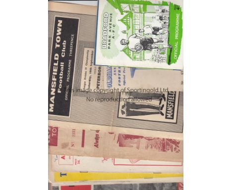 PETERBOROUGH UTD 60-61  Seventeen Peterborough United away programmes, 60-61, first season as a Football League club for Pete