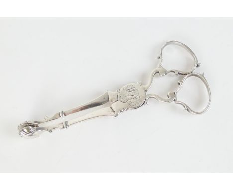 Pair of George III silver sugar nips, by Henry Plumpton, London circa 1780, weight approx. 43g 