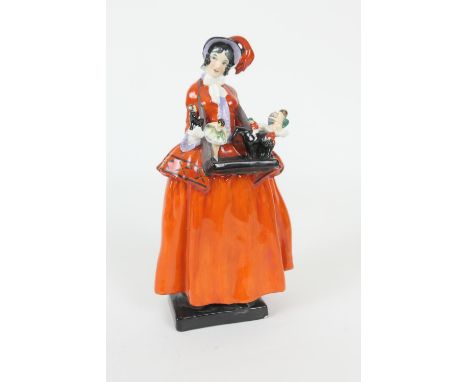 Rare Royal Doulton figure 'The Sketch Girl' (model 444), designed by Leslie Harradine, introduced 1923, withdrawn 1938, heigh