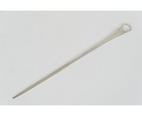 George III silver meat skewer, maker probably Thomas Ollivant, London 1795, 34.5cm, weight approx. 111g 