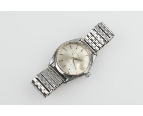 Tudor Prince Oysterdate stainless steel gent's wristwatch, 29mm champagne dial with baton numerals, centre sweep seconds, cyc