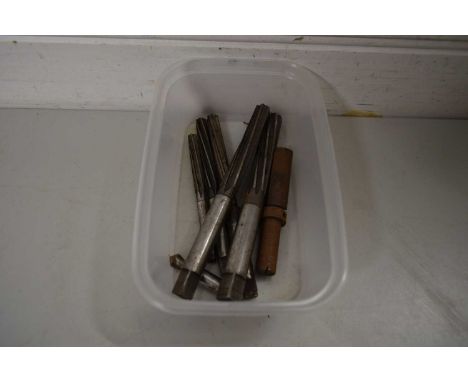 BOX OF DRILL ATTACHMENTS