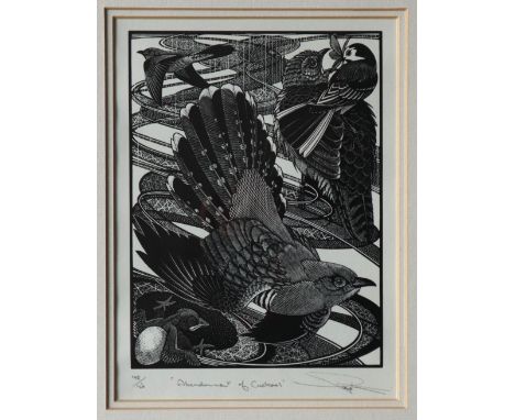 Colin- See-PayntonAbandonment of cuckoo'sA limited edition woodblock print No.148/150Signed and inscribed in pencil to the ma