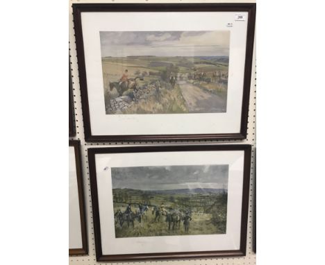 AFTER LIONEL EDWARDS "The Cotswold 1926" colour print signed in pencil lower left, 47 cm x 62 cm together with "Hunting count