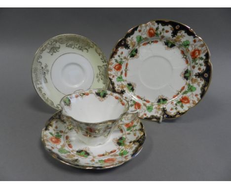 Tablewares including a Duchess china Imari style tea set and a Wedgwood and Co. powder blue border dinner service