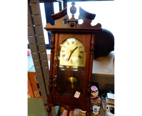 Wall clock and mirror