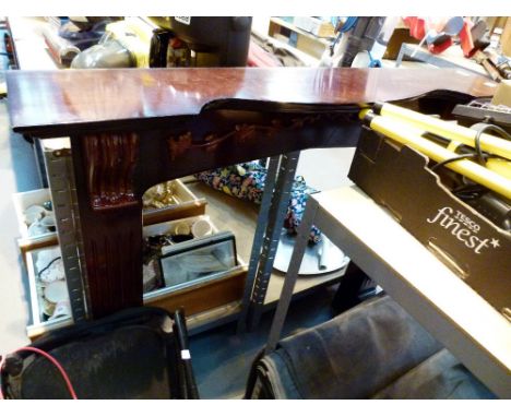 Mahogany fire surround