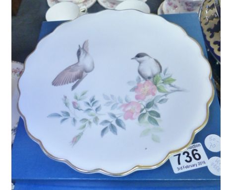 ROYAL WORCESTER DOUGHTY PLATES. Eight Royal Worcester The Birds Of Dorothy Doughty limited edition collectors plates, seven b