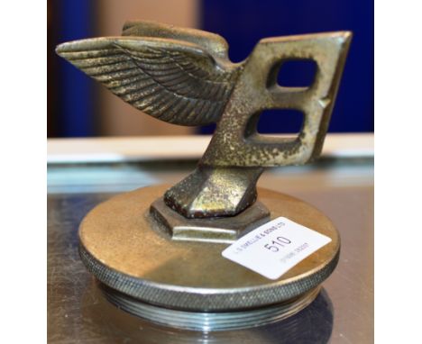VINTAGE BENTLEY FLYING B CAR RADIATOR MASCOT     