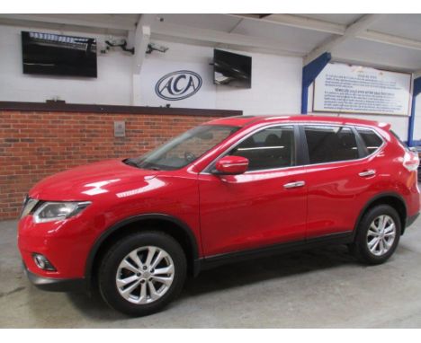 Make &amp; Model: Nissan X-Trail Acenta DCIDate of Reg: DS64 HWDColour: Redcc: 1598MoT: 19-04-2022Fuel Type: DIESELMileage: 4