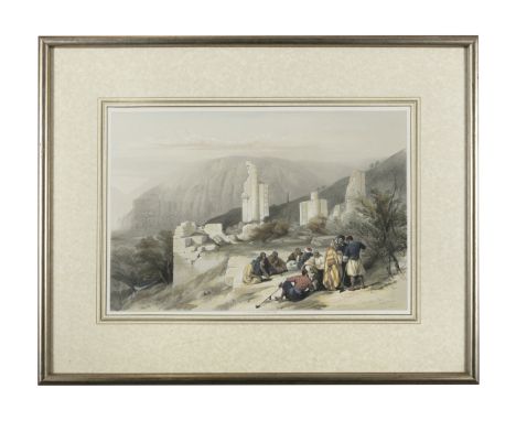 DAVID ROBERTS, RA (SCOTTISH, 1796 -1864) AN ASSORTED COLLECTION OF COLOURED LITHOGRAPHS BY LOUIS HAGUE, comprising: 1. Remain