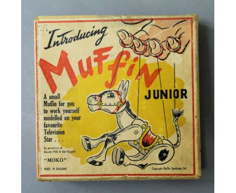 A Muffin the Mule puppet, in original box.