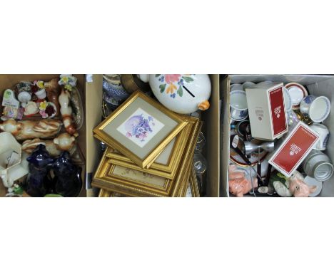 A quantity of various ceramics, glass, prints, etc.