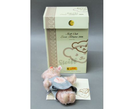A boxed Steiff 2000 Club Event bear.
