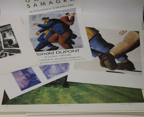 A folio of various Modern Art loose prints.