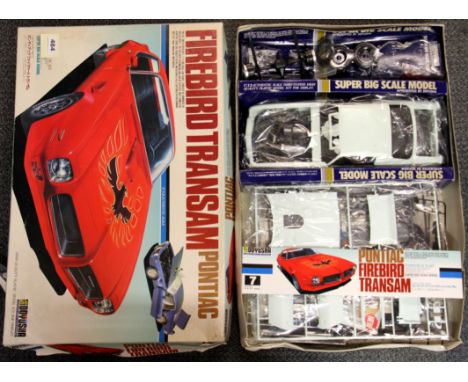 A large un-made 1:12 scale Doyusha kit model Firebird Pontiac.